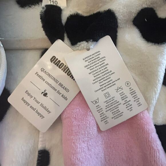 Halloween Baby Cow Costume Onesie Romper Toddler Size 110 *NEW* - Picture 13 of 16